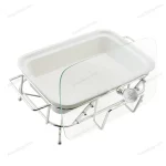 Rectangular Ceramic Buffet Food Warmer – Size 12 — view 2
