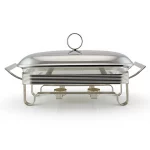 Rectangular Glass Buffet Server with Tealight Warmer — view 10