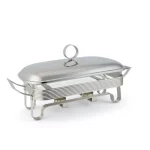 Rectangular Glass Buffet Server with Tealight Warmer — view 12