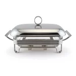 Rectangular Glass Buffet Server with Tealight Warmer — view 14