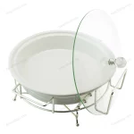 Round Ceramic Buffet Food Warmer – Size 12 — view 2