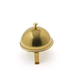 Round Ceramic Buffet Server with Chrome Dome Lid — view 3
