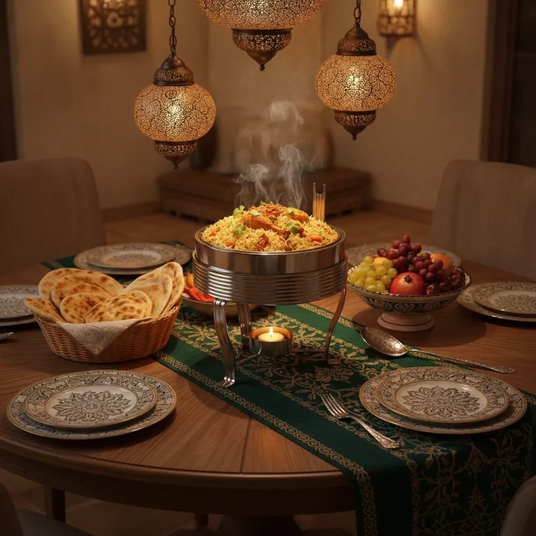 Round Ceramic Food Warmer with Tealight Burner — Cozy Family Gatherings
