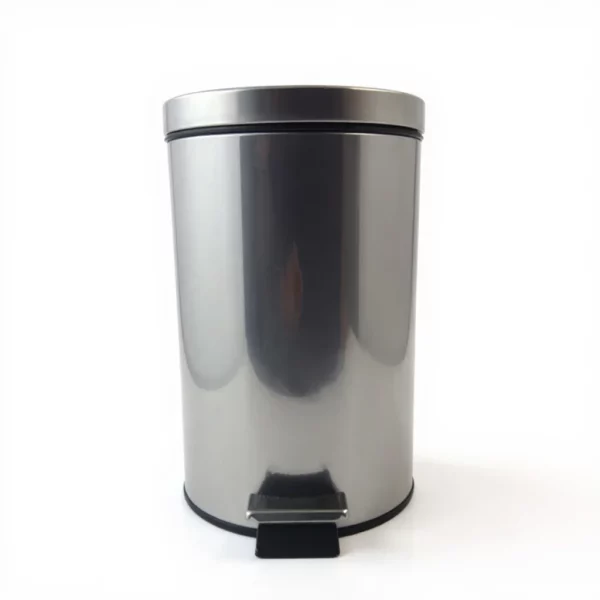 Round Stainless Steel Pedal Bin