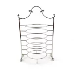 Silver Wire Plate Display Stand