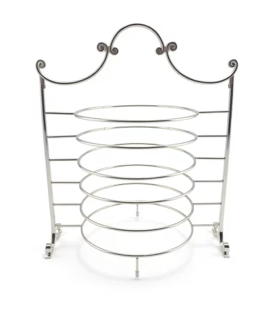 Silver Wire Plate Display Stand — view 2