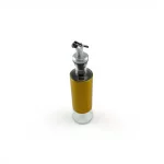Stainless Steel and Glass Oil Dispenser Bottle — view 2