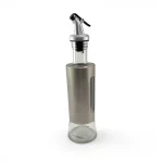 Stainless Steel and Glass Oil Dispenser Bottle — view 4