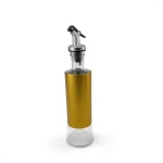 Stainless Steel and Glass Oil Dispenser Bottle — view 5