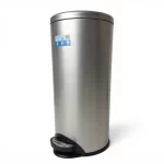 30L Stainless Steel Foot Pedal Bin — view 2