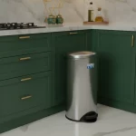 30L Stainless Steel Foot Pedal Bin — Modern Kitchens