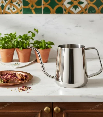 Stainless Steel Hanging Ear Coffee Hand Pot — Small Kitchen Spaces