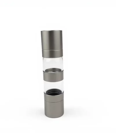 Stainless Steel 2-in-1 Dual Salt and Pepper Grinder — view 2