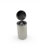 Stainless Steel Oil Dispenser Pitcher with Hinged Lid