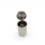 Stainless Steel Oil Dispenser Pitcher with Hinged Lid — view 2