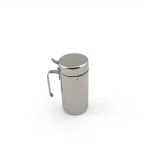 Stainless Steel Oil Dispenser Pitcher with Hinged Lid — view 4