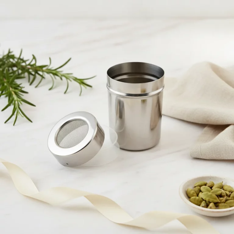 Stainless Steel Powder Shaker Dredge with Fine Mesh Lid — Gift Seekers