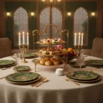 3-Tier Oval Pastry and Afternoon Tea Stand — Opulent Dessert Showcase