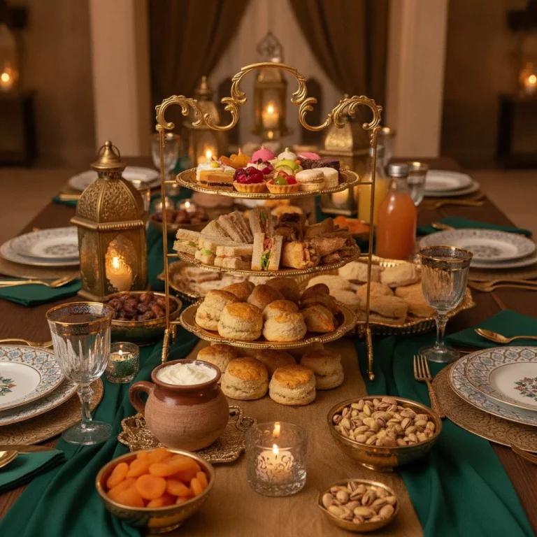 3-Tier Oval Pastry and Afternoon Tea Stand — Sophisticated Holiday Celebration