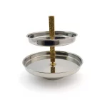 2-Tier Stainless Steel Serving Stand — view 4