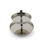 2-Tier Stainless Steel Serving Stand — view 6