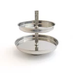 2-Tier Stainless Steel Serving Stand — view 8
