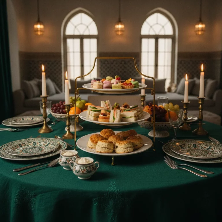 3-Tier White Ceramic Afternoon Tea Stand — Bridal Shower Elegance