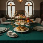3-Tier White Ceramic Afternoon Tea Stand — Refined Dessert Display