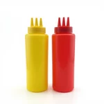Triple-Nozzle Sauce Squeeze Bottle Set 1000ml (2-Piece)