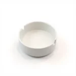 White Minimalist Ceramic Ashtray — view 2