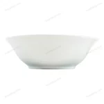 White Porcelain Bowl with Gold Geometric Border 14 cm — view 2