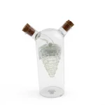 Wilmax England 2-in-1 Glass Oil and Vinegar Bottle
