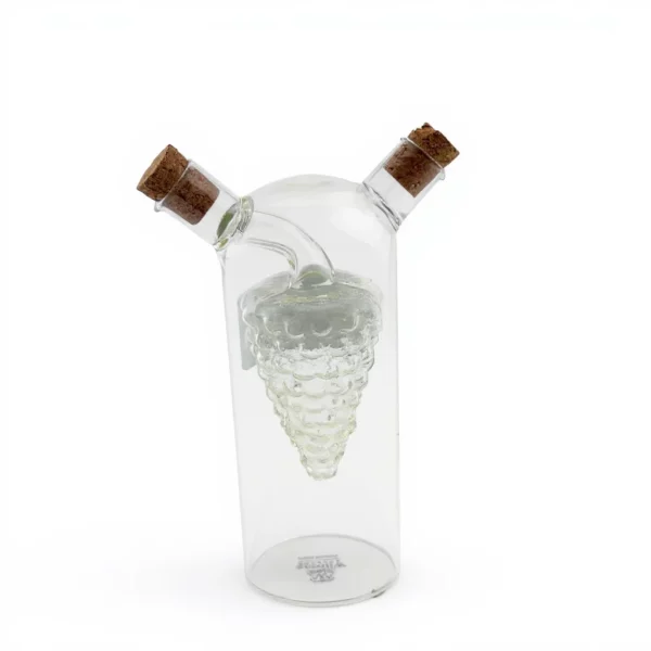 Wilmax England 2-in-1 Glass Oil and Vinegar Bottle