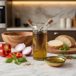 Wilmax England 2-in-1 Glass Oil and Vinegar Bottle — Everyday Kitchen Convenience